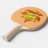 Blätter zur Stimmungstyp im Herbst Tischtennis Schläger (Vorderseite)