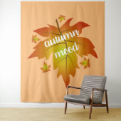 Blätter zur Stimmungstyp im Herbst Wandteppich (Beispiel)
