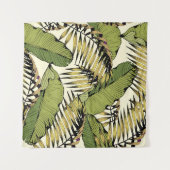 Blätter, Zweige, dekorative nahtlose Seite Wandteppich (Vorderseite (Horizontal))