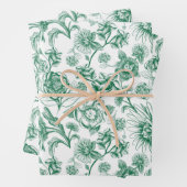 Blätterfelsen (grün) geschenkpapier set (Beispiel)