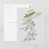 Blätterhut Postkarte (Vorne/Hinten)
