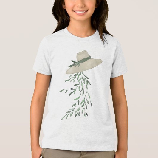 Blätterhut Tri-Blend Shirt (Vorderseite)
