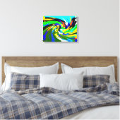Blätterkunst Leinwanddruck (Insitu (Schlafzimmer))