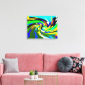 Blätterkunst Leinwanddruck (Insitu (Wohnzimmer))