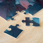 Blättermuster in Pastellfarben Puzzle (Seite)
