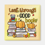 Blättern durch ein gutes Buch Magnet (Vorne)