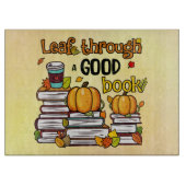 Blättern durch ein gutes Buch Schneidebrett (Vorderseite)