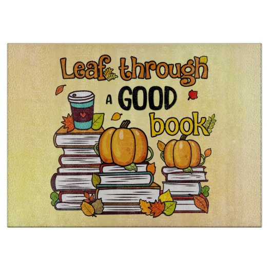 Blättern durch ein gutes Buch Schneidebrett (Vorderseite)