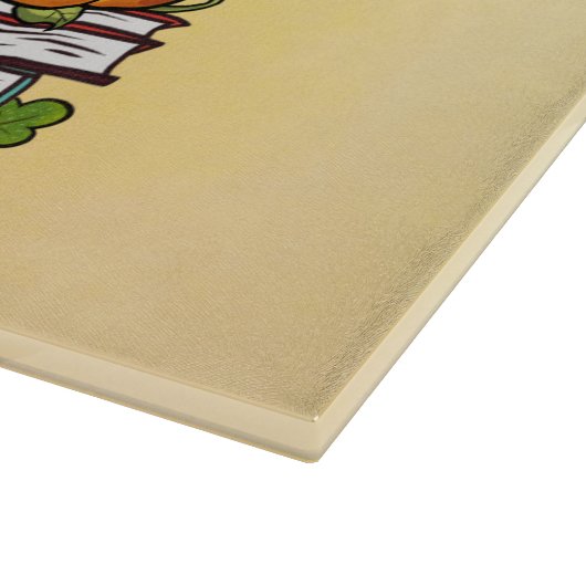 Blättern durch ein gutes Buch Schneidebrett (Ecke)