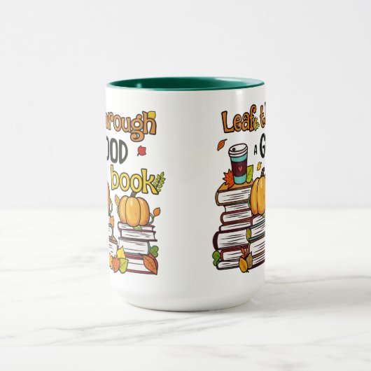 Blättern durch ein gutes Buch Tasse (Zentrum)