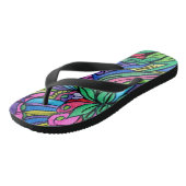 Blättern Sie es alleine Slip-On Dreh, Flops Badesandalen (Schrägansicht)