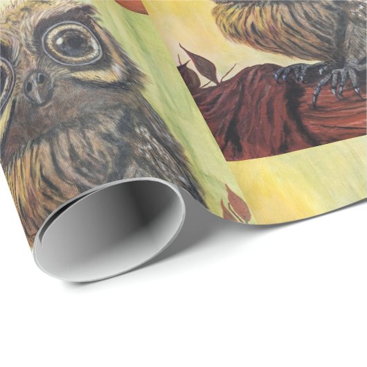 Blätterpapier mit 30 x 10 cm Länge, glänzend umman Geschenkpapier (Rolleneckpunkt)