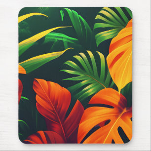 BLÄTTERREICHE NATUR GARTEN MOUSEPAD