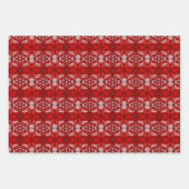 BLÄTTERSCHALTFLÄCHEN GESCHENKPAPIER SET (Vorderseite)