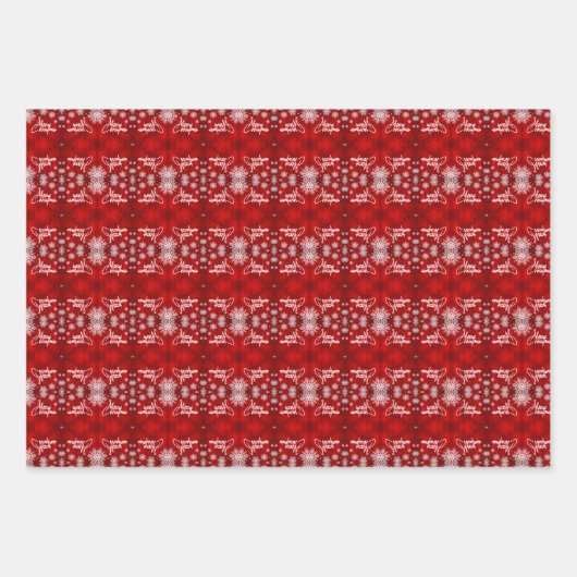 BLÄTTERSCHALTFLÄCHEN GESCHENKPAPIER SET (Vorderseite)