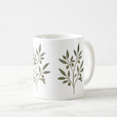Blättertasse Kaffeetasse (VorderseiteRechts)