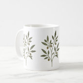 Blättertasse Kaffeetasse (Vorderseite Links)