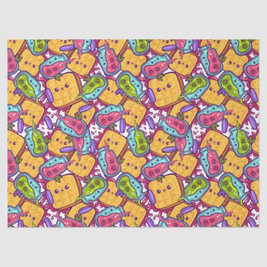 Blätterteigpapier Seidenpapier (Vorderseite)