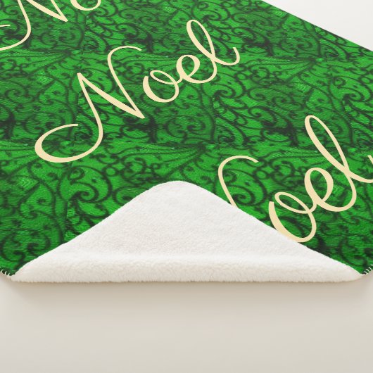 Blätterwerk Grüne Sherpa Blanket Sherpadecke (3/4)