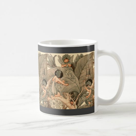 Blattfeen reparieren Blätter Kaffeetasse (Rechts)