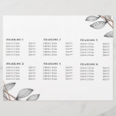 Blattgeometrie (Rückseite)