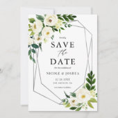 Blattgeometrie Save The Date (Vorderseite)