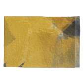 Blattgold, abstrakte schwarze Ausführung Kissenbezug (Rückseite)