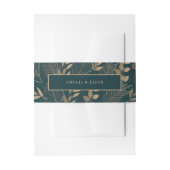 Blattgold Einladungsbanderole (Vorderseite Beispiel)