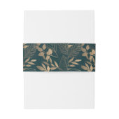 Blattgold Einladungsbanderole (Rückseitenbeispiel)