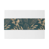 Blattgold Einladungsbanderole (Rückseitenbeispiel)