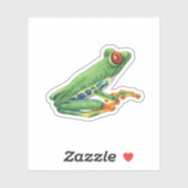 Blattgrün Aufkleber (Blatt)