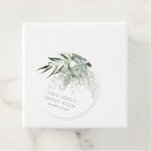 Blattgrün-fern-Sukkulent-Foliage Geschenkanhänger (Beispiel)