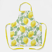 Blattgrün-gelb-Zitronenfrüchte Schürze (Vorderseite)