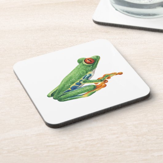 Blattgrün Getränkeuntersetzer (Linke Seite)