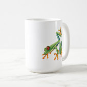 Blattgrün Kaffeetasse (VorderseiteRechts)