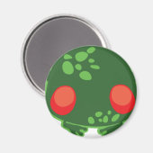 Blattgrün Magnet (Vorderseite/Rückseite)