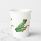 Blattgrün Pappbecher (Rückseite)