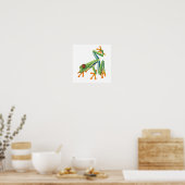 Blattgrün Poster (Küche)