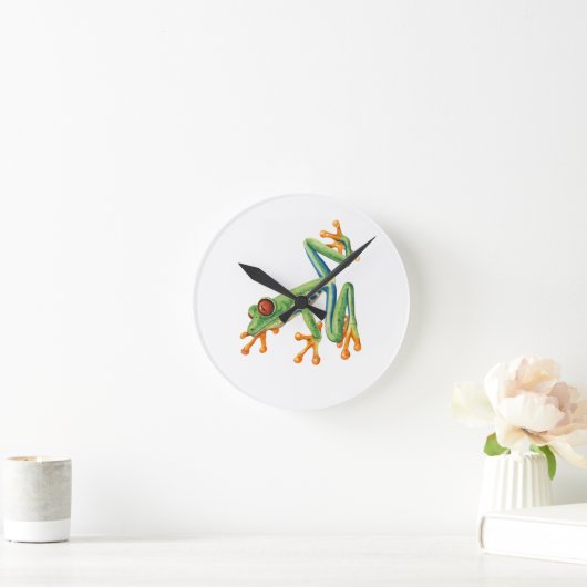 Blattgrün Runde Wanduhr (Zuhause)