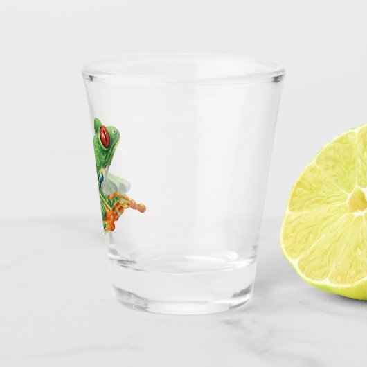 Blattgrün Schnapsglas (Rechts)