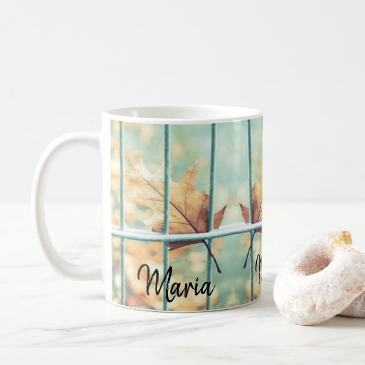 Blattgrün Tasse (Mit Donut)