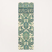 Blattgrün Vintages arabisches botanisches Muster Yogamatte (Vorderseite)