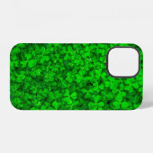 Blattklee grüne Kleeblatt iPhone Hülle (Rückseite (Horizontal))