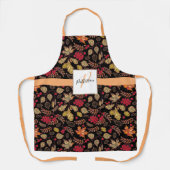 Blattleaf mit Familienname Schürze (Vorderseite)