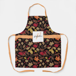 Blattleaf mit Familienname Schürze