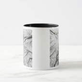 Blattlose Bäume in Thiepval Holz Tasse (Zentrum)