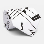 Blattmusik-Krawatte Krawatte (Gerollt)