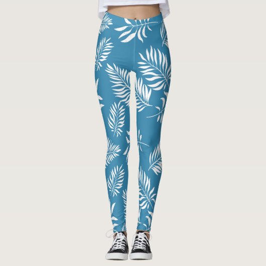 Blattmuster 13 leggings (Vorderseite)