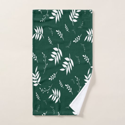Blattmuster Badhandtuch Set (Handtuch)