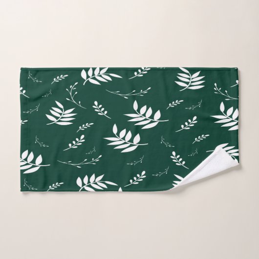 Blattmuster Badhandtuch Set (Handtuch)